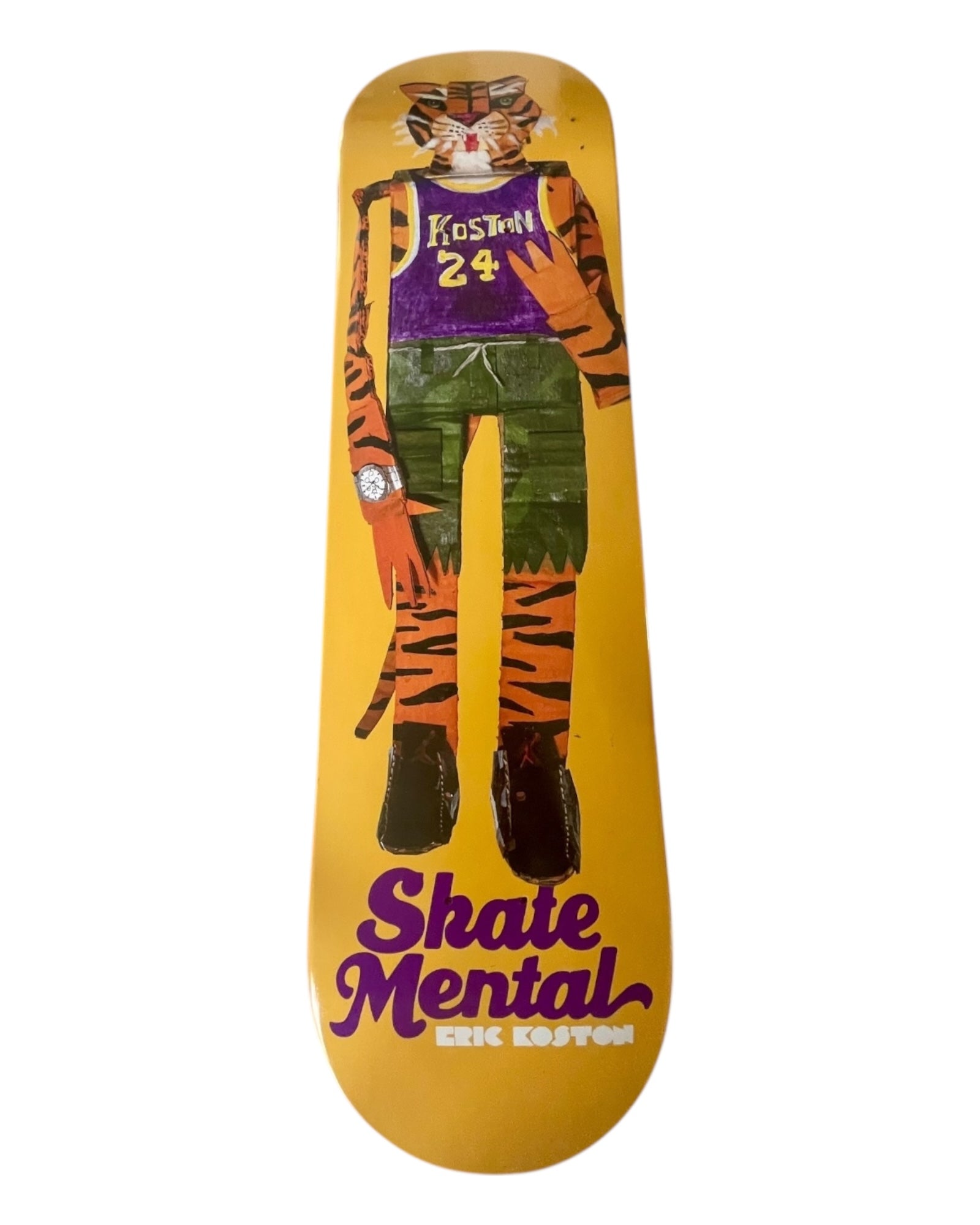 Skate Mental Skateboards Eric Koston Tiger Doll Deck 8.125”