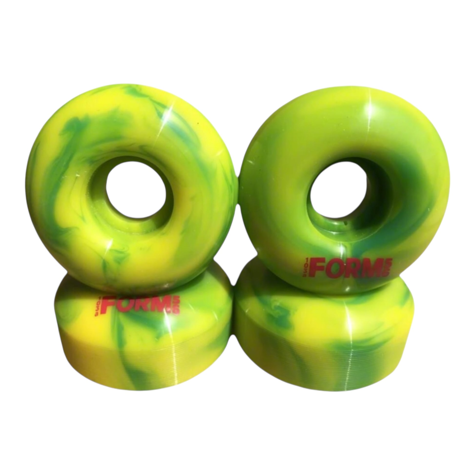 Industrial Wheels FORM Rasta Swirl 52mm or 53mm 103a