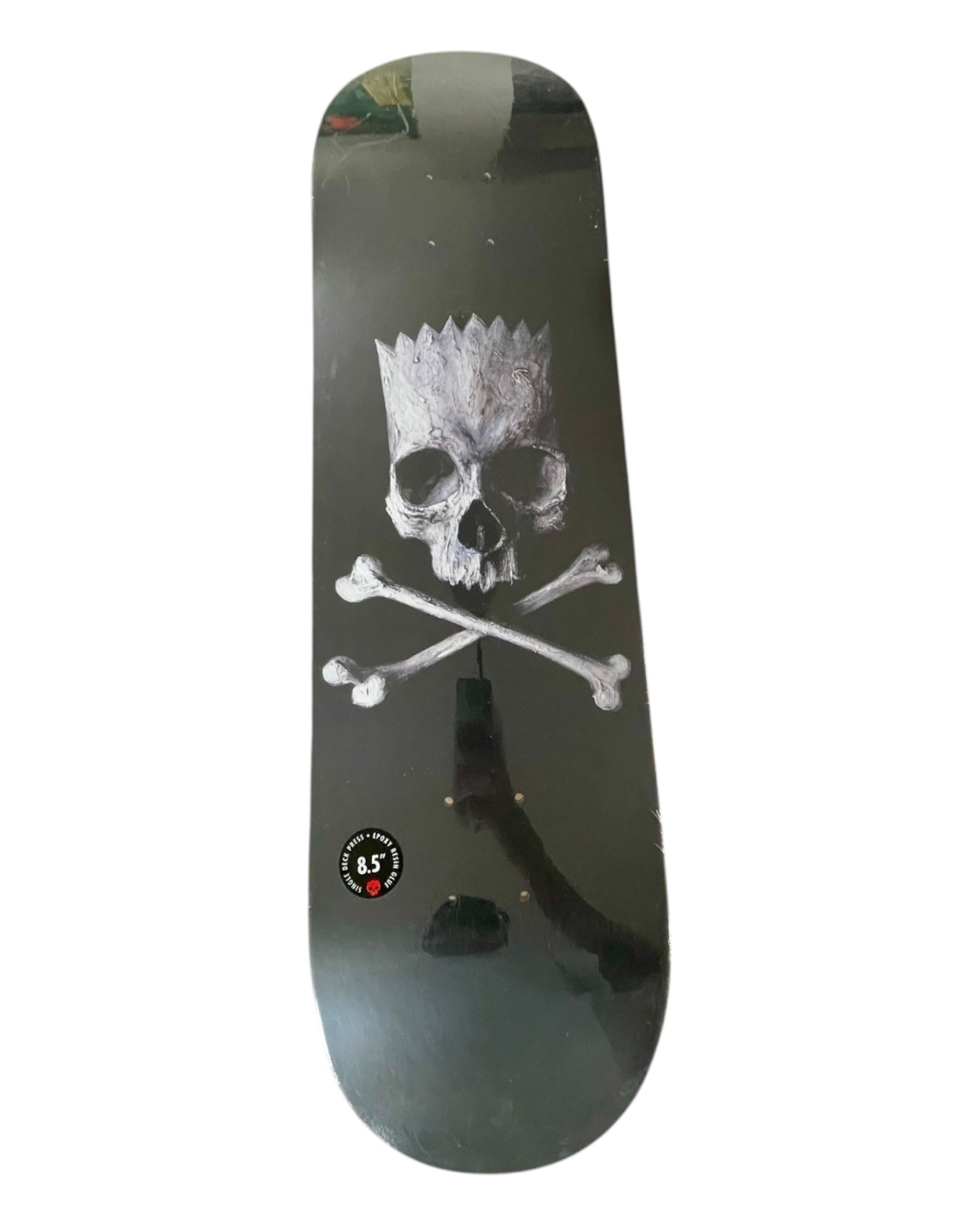 ZERO Skateboards Camp Bart Black White Deck 8.5”
