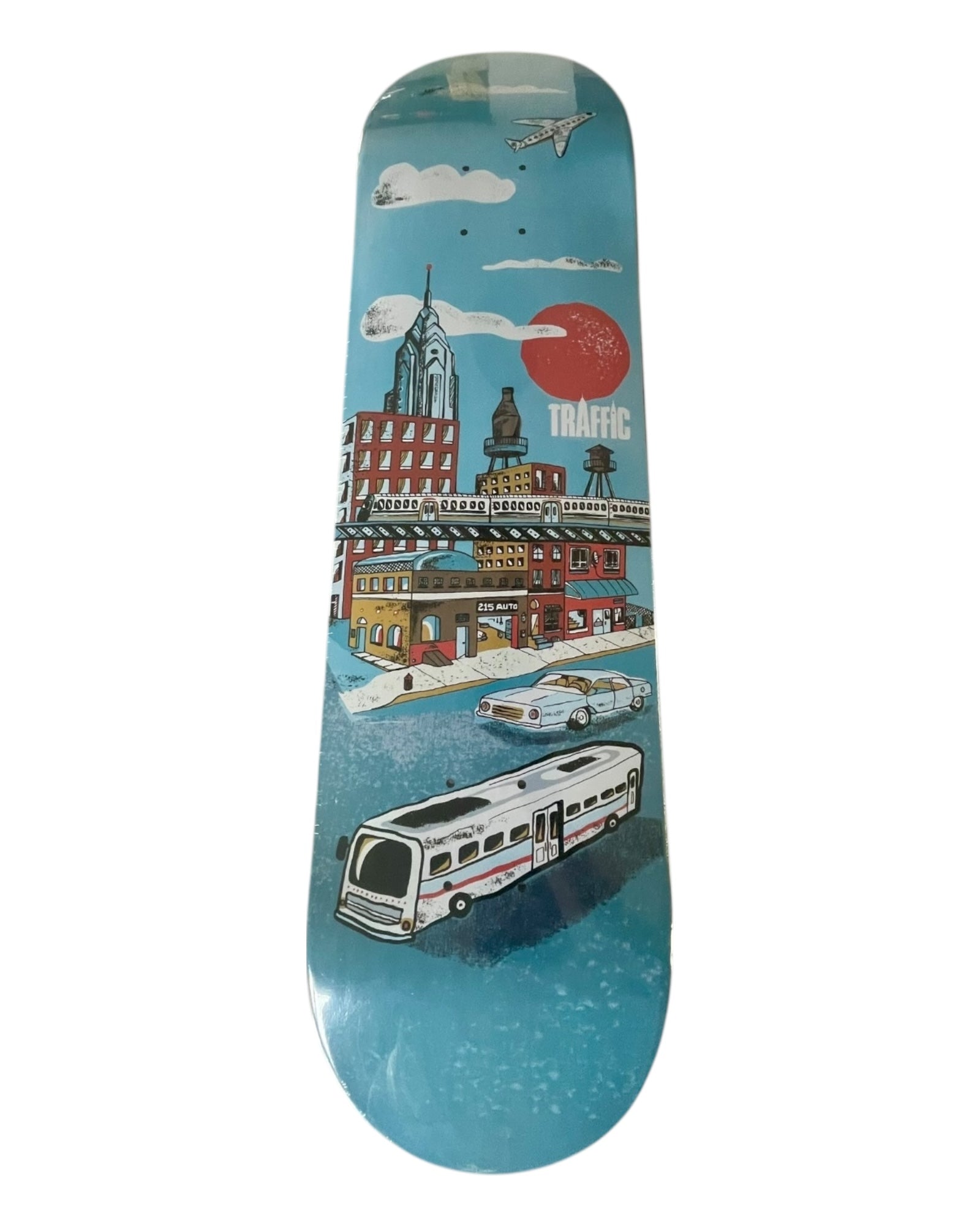 Traffic Skateboards City Blocks Courts Deck 8.38"