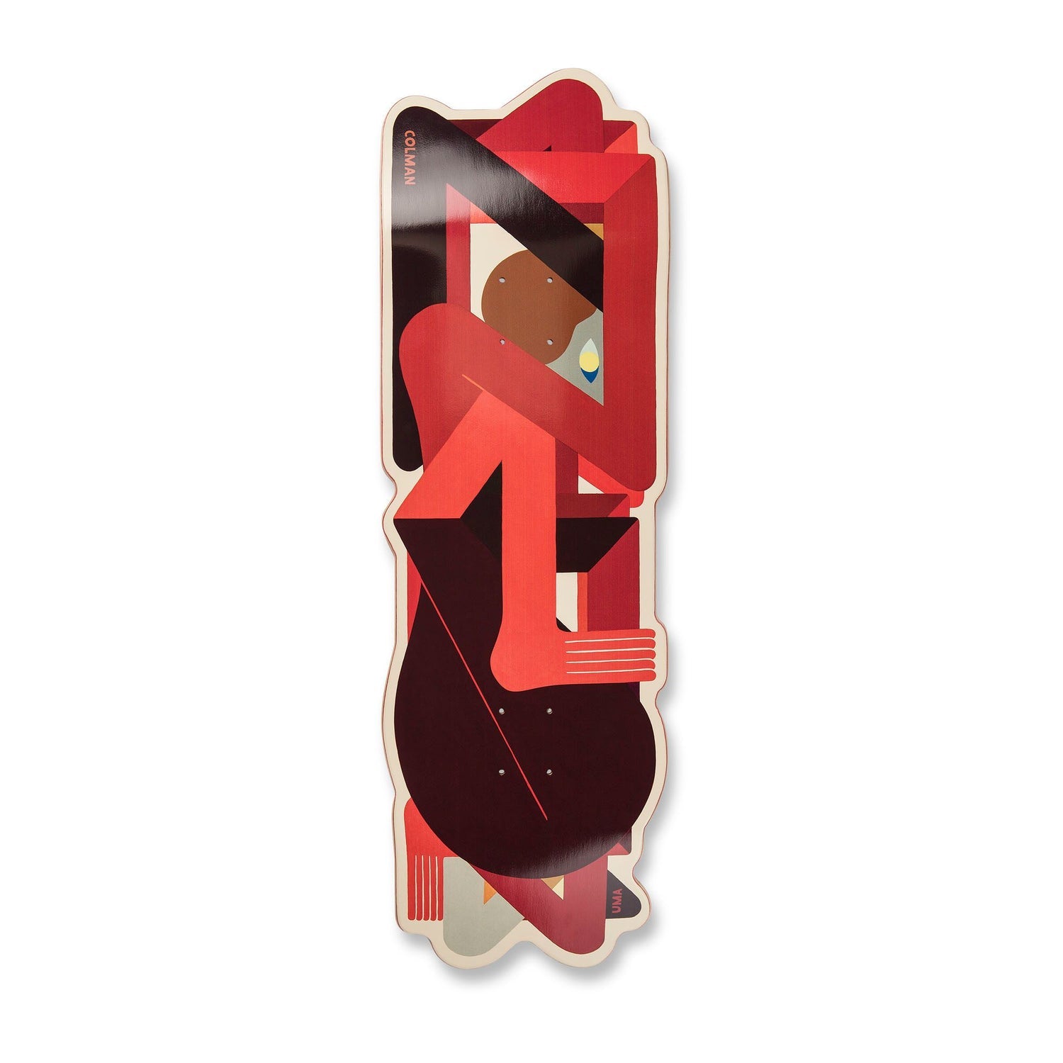 UMA Skateboards COLMAN CRAZY SPECIAL EDITION SKATEBOARD DECK - 10''