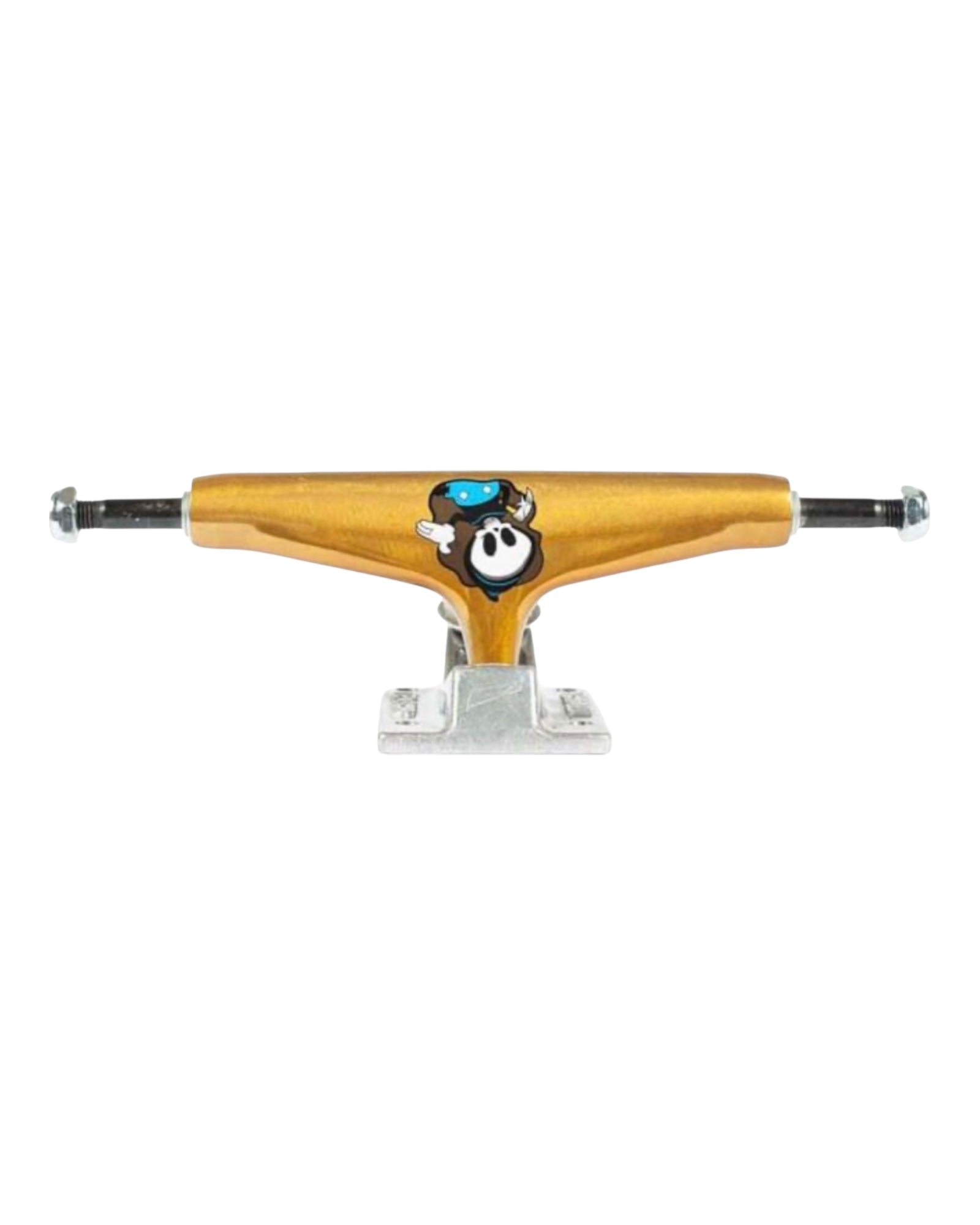 Tensor 5.5 Reg Aluminum TJ Rogers Trippy Character Trucks - Gold/Raw Set (2)